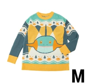 Pokemon center Limited Heartwarming Christmas 2024 Marshtomp Sweater M size JP - Picture 1 of 4