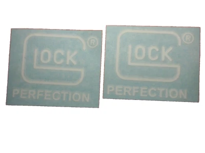 GLOCK PERFECTION 2 peal n stick n peal transfer LOGO Stickers SHOT-SHOW 2025 NEW - Image 1 of 4