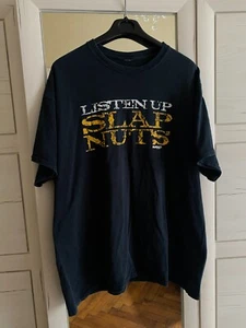 Camiseta vintage años 90 Jeff Jarrett Listen Up Slap Nuts XL - Imagen 1 de 3