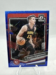 2023-24 Panini Donruss Optic - Blue Velocity Prizm #110 Bogdan Bogdanovic - Picture 1 of 2