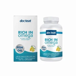 NEW Ultimate 3 Fish Oil Softgels, Lemon Flavor, 1280mg, 90 Ct - Picture 1 of 11