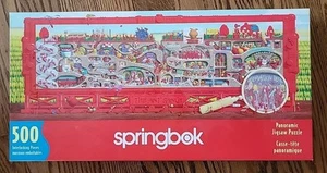 The Ant Ranch Panoramic Springbok 500 Pc Puzzle 11-1/2 -5/8 Hallmark PZL3701 - Picture 1 of 3