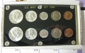 1964 P&D Uncirculated Year Set in Capital Plastic Holder and Box - Picture 1 of 4