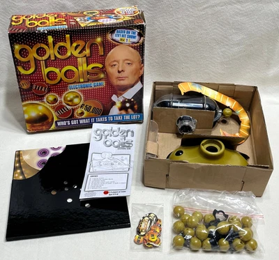 GOLDEN BALLS : Electronic Family Game -Rare Square Box Edition By Endemol - Vgc - Image 1 of 4