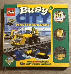 2000 LEGO Busy City Masterbuilders Set Ages 6+ Instruction/Story Book 50+ Bricks - Picture 1 of 9