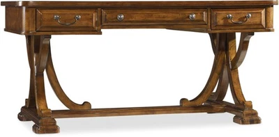 Hooker Furniture 5323-10459 Tynesdale 64"W madera de álamo escritura - Castaño cálido Foto 1 de 4