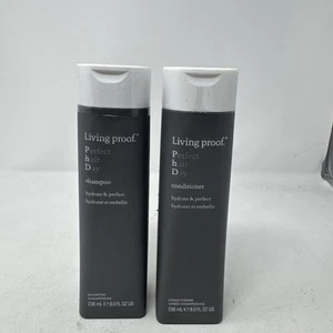 Living Proof Phd Perfect Hair Day Shampoo & Conditioner Hydrate 8 fl oz ea - New - Picture 1 of 2