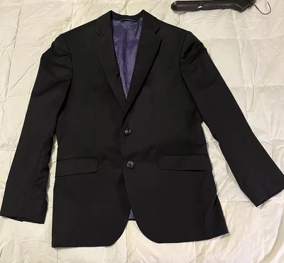 Ted Baker Endurance 男式小号西装外套。 紫色和黑色。 — 第 1/4 张图片