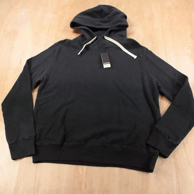 MONROW 美国制造空白棉质汗布套头连帽衫中号标签 — 第 1/4 张图片