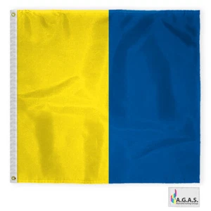 Bandera Señal Náutica - Kilo Código K - Símbolo de Comunicación Marítima - Bandera Naval - Imagen 1 de 12