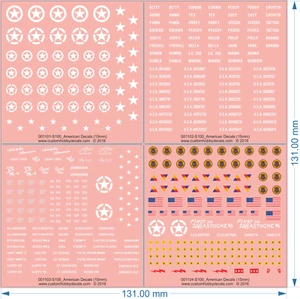 American Decals (equivalent to 'FoW US941')- 1/100 - Water Decal - Picture 1 of 2
