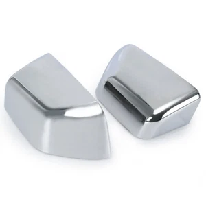 Top Half Tow Mirror Cover Cap Chrome for 2017-2024 Ford F250 F350 Super Duty - Picture 1 of 12