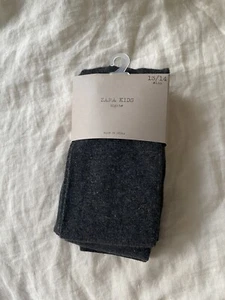 NEW ZARA GIRLS GREY SPARKLE KNIT TIGHTS 13/14 Years - Picture 1 of 6