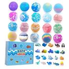 Bath Bomb Gift Set with Surprise Inside, 20 Pack Organic Bath Multi-colored