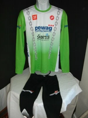 Men's Castelli Pewag Pullover Cycling Jersey w/Jolsport 3/4 Cycling Pants Sz. M - Image 1 of 4