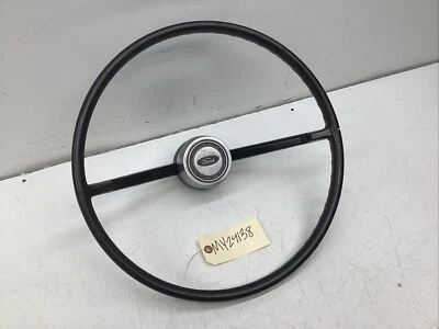 VINTAGE 1966 - 1971 EARLY FORD BRONCO 16" INCH STEERING WHEEL WITH HORN BUTTON - Image 1 of 4