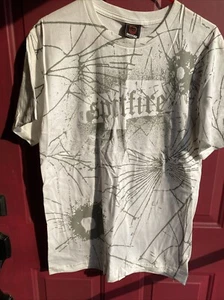 Spitfire, White Vintage Skateboarding, Medium T-Shirt Men’s - Picture 1 of 2