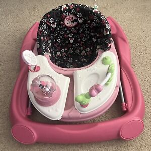 Disney Baby Minnie Mouse Music & Lights Walker, Glitter Minnie Pink Used