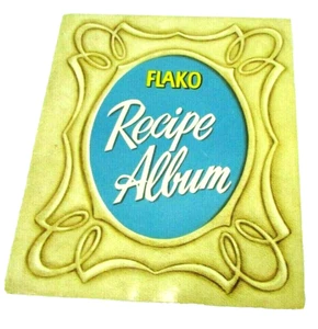 VTG FLAKO Recipe Album Booklet Advertising 1950s Illustrated Mid Century Modern - Picture 1 of 7