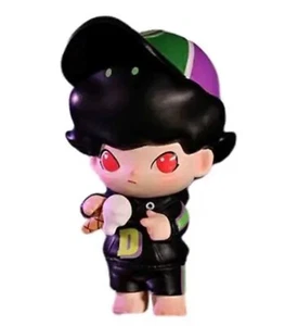 POP MART DIMOO WORLD The Monster DIMOO Rapper Black Limited ABS PVC Figure Model - Picture 1 of 3