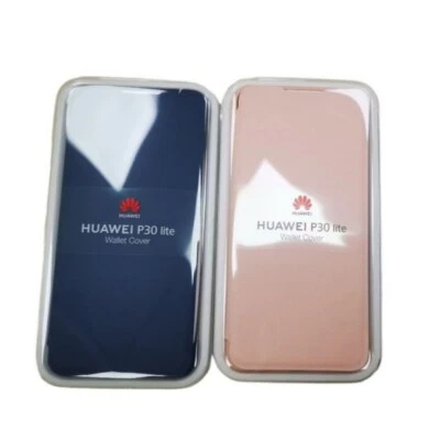 Original For HUAWEI P30 Lite Wallet Case With Card Slots PU Leather Flip Cover - Image 1 of 4