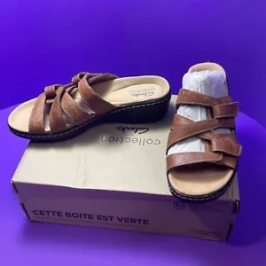 Clarks Women's 7.5M Merliah Karli Sandal 26158235 Tan Leather $85 RP NIB - Picture 1 of 6