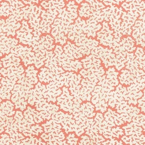 Thibaut Maldives in Coral Fabric 100% Cotton 43" length - Picture 1 of 1