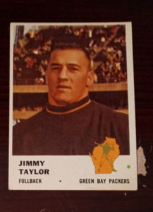 1961 Fleer Jim Taylor #89 (HOF)  near mint (see scan)