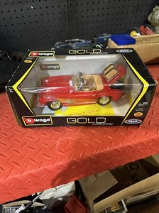 BBURAGO MERCEDES BENZ 300SL TOURING CABRIOLET 1957 -RED 1:18- new IN BOX - Picture 1 of 8