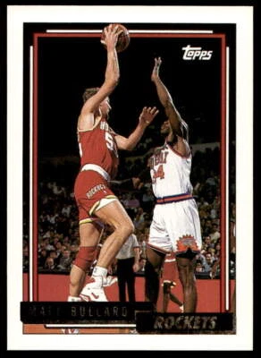 1992 Topps Gold #274 Matt Bullard   Houston Rockets - Image 1 of 2