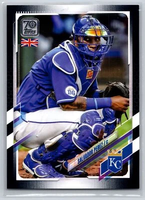 2021 Topps UK #219 Salvador Perez Black /125 - Image 1 of 2