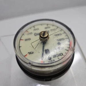 Vintage 90s OCEANIC USA deep gauge 0 200 ft diving FEET meter Glowing - Bild 1 von 6