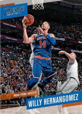 Willy Hernangomez 65 2017-18 Panini Prestige - New York Knicks - Image 1 of 2