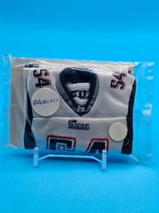 2005 UD Mini Trikot Kollektion New England Patriots weiß #54 Tedy Bruschi - Bild 1 von 2