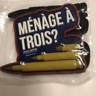 Mnage A Trois Bullet Pvc Patch Hook & Loop Capps Buddy Shot Show New