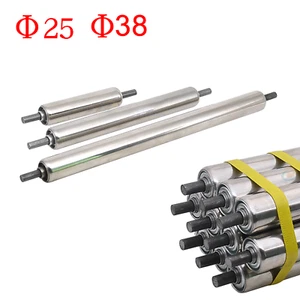25mm 38mm Medium/Heavy Duty Precision Conveyor Roller Spring Loaded, Stainless - Picture 1 of 6