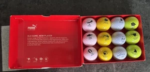 Rare NEW Puma Cobra Golf Balls Dozen Rickie Fowler - Picture 1 of 8