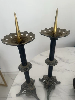 Rare Pique Cierge, Bougeoir D’église 18eme Ou Avant ? - Photo 1/4