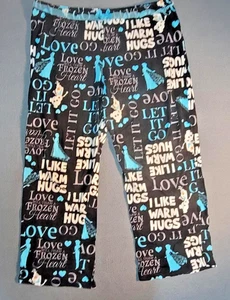 Disney Frozen Pigiama Pantalone Donna XL 16 18 Pile Morbido e Accogliente - Foto 1 di 7