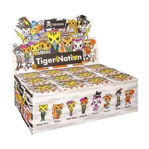 TOKIDOKI TIGER NATION Sealed Box Display of 12 NEW - Picture 1 of 1