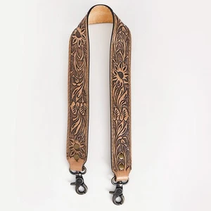 Bandolera de cuero genuino AD American Darling ADBT105-28 mecanizada a mano - Imagen 1 de 4
