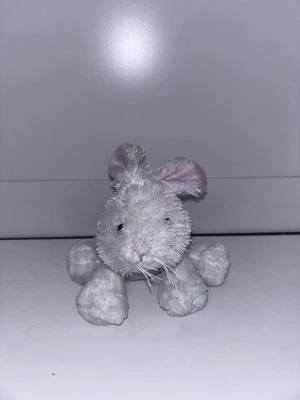 Webkinz White Fluffy Easter Bunny  Rabbit Stuffed Plush Lovey Toy NO CODE HM078 - Image 1 of 4