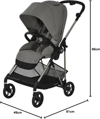 Cybex Melio push chair soho mid grey 0-36 months new in box - Image 1 of 4