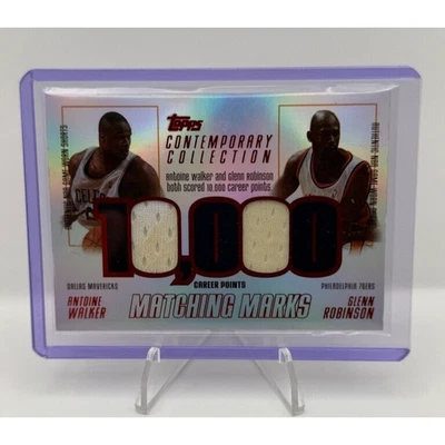 Parche doble Antoine Walker Glenn Robinson 2003 Topps Matching Marks/50 #MAM-WR Foto 1 de 2