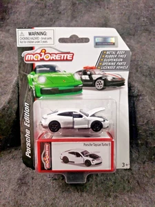 Majorette Porsche Taycan Turbo S 2023 blanco edición Porsche muy buen estado (C6B4) - Imagen 1 de 4