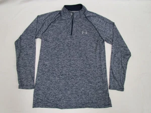 Under Armour Heat Gear lockere Passform blau Golf 1/4-Reißverschluss Pullover Herren Small - Bild 1 von 5