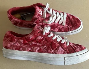 Size US9.5 -Converse Golf Le Fleur x One Star Quilted Velvet Cherry - Bild 1 von 6