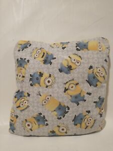 10 X 10 Inch Square Minions Despicable Me Throw Accent Pillow Used