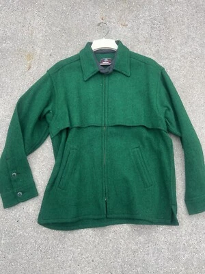 Vintage Johnson Woolen Mills Hunting Jacket Men Wool Plaid Zip Up 60s 50s - Image 1 of 4