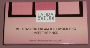 Laura Geller Multitasking Cream to Powder Trio Meet the PINKS NEW - Picture 1 of 6